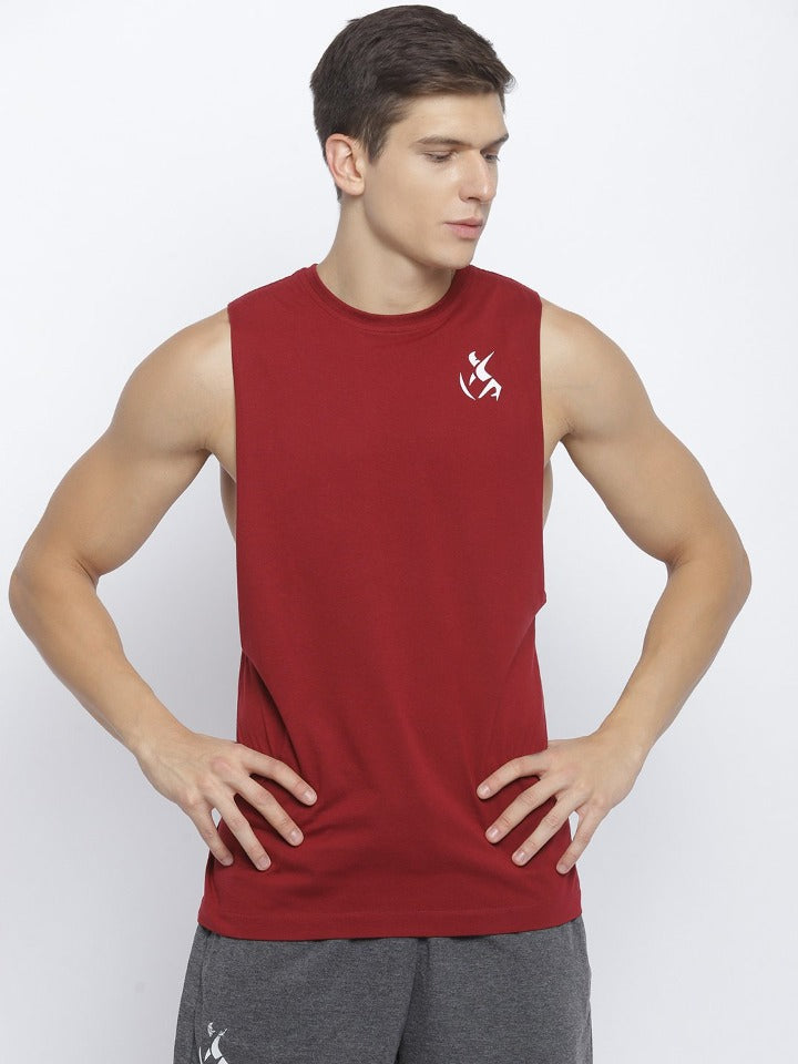 Arachion Titan Minimal Tank | Auburn Maroon