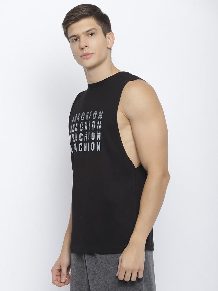 Arachion Titan Graphic Tank | Vanta Black