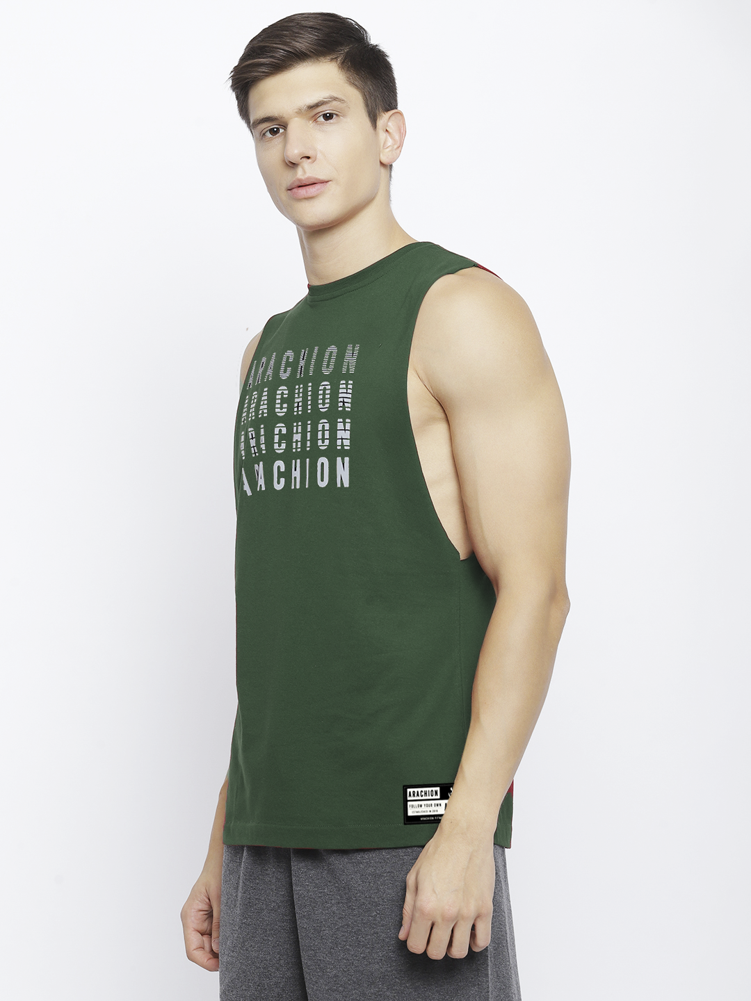 Arachion Titan Graphic Tank | Pine Green