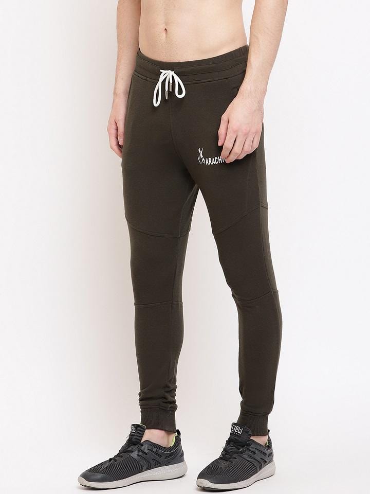 Seaweed Green Joggers For Men | Name Print
