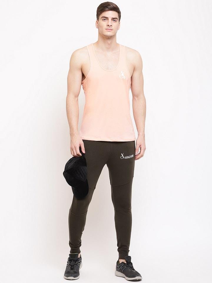 Seaweed Green Joggers For Men | Name Print