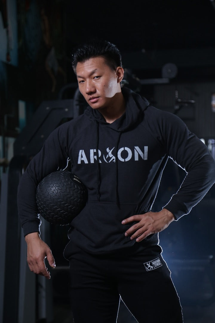 Arachion Valor Athletic Hoodie | Shadow Black