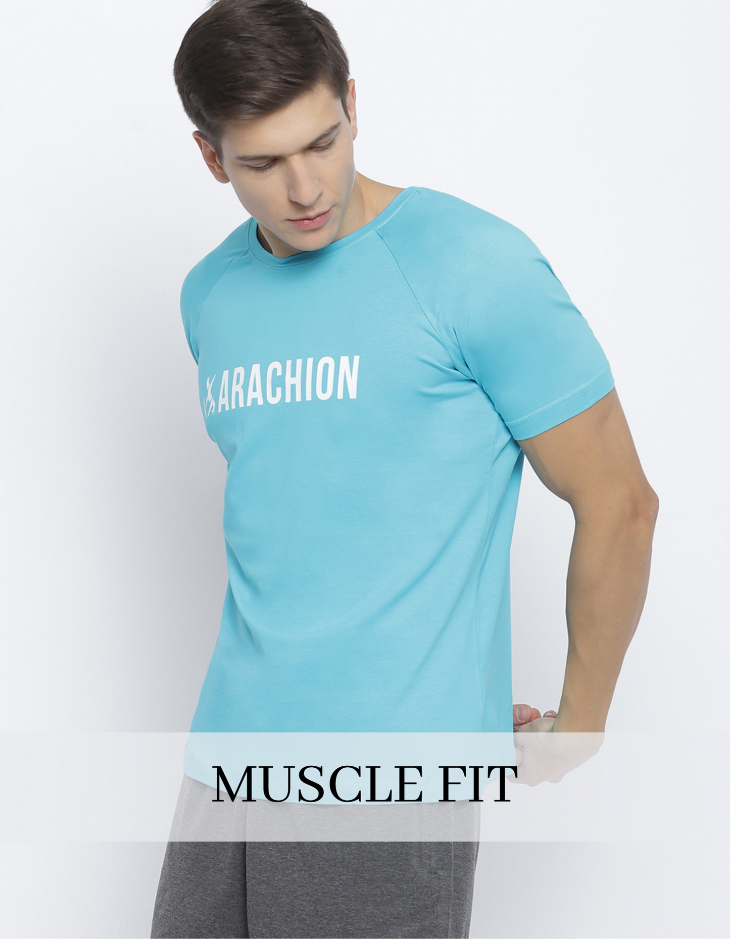 Arachion Phoenix Slim Fit T-shirt | Azure Blue