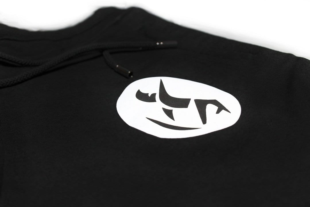 Vanta Black Joggers For Men | Solid Logo Print