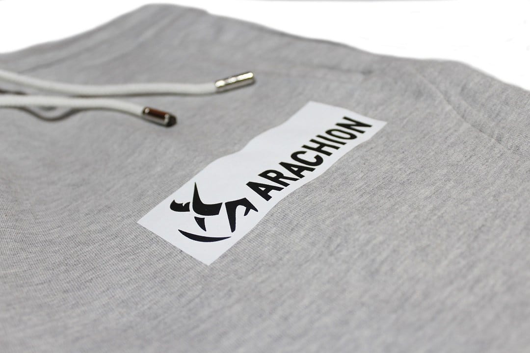 Grey Joggers For Men | Solid Name Print