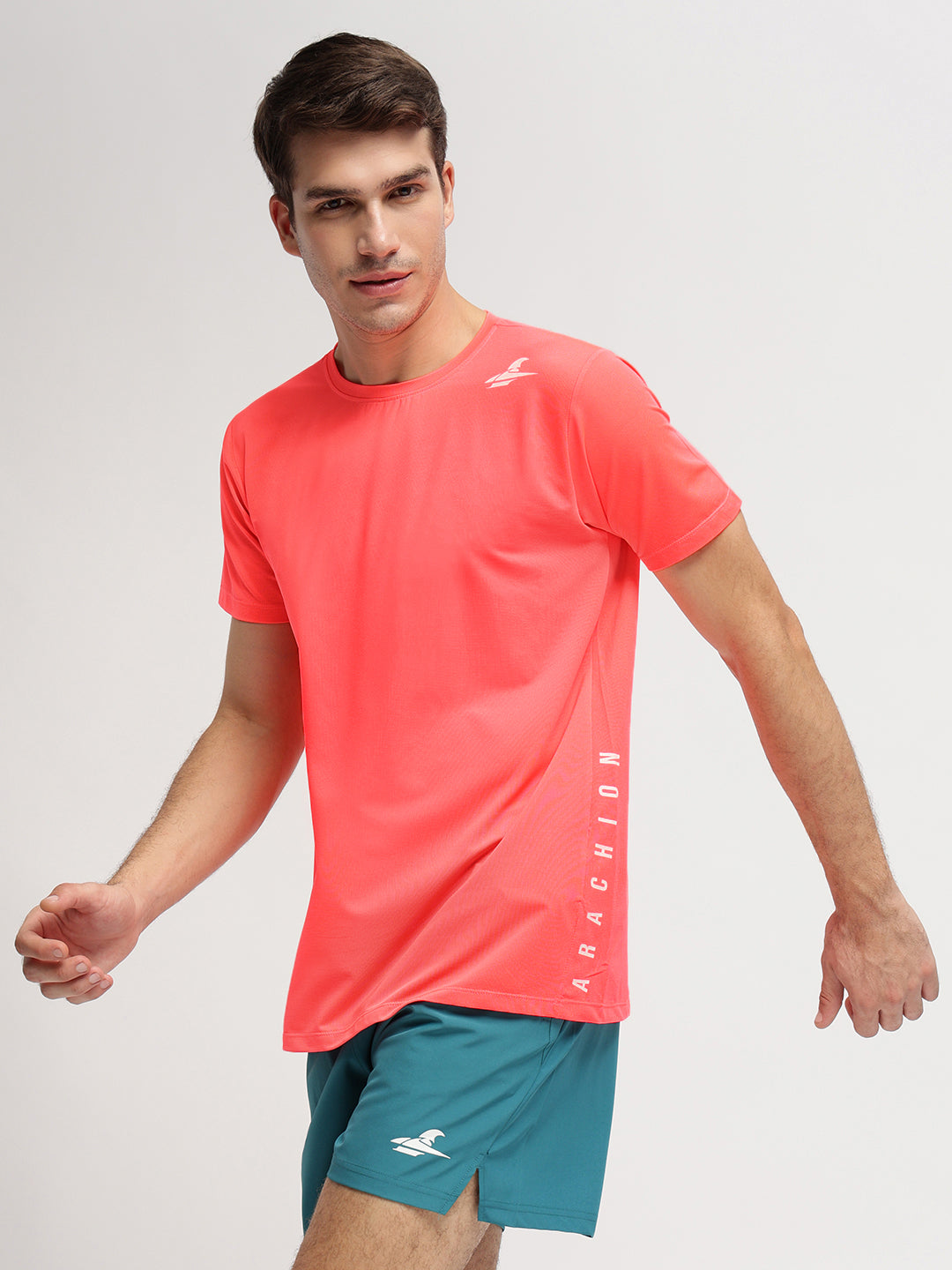 Arachion Triumph T-shirt | Coral Red