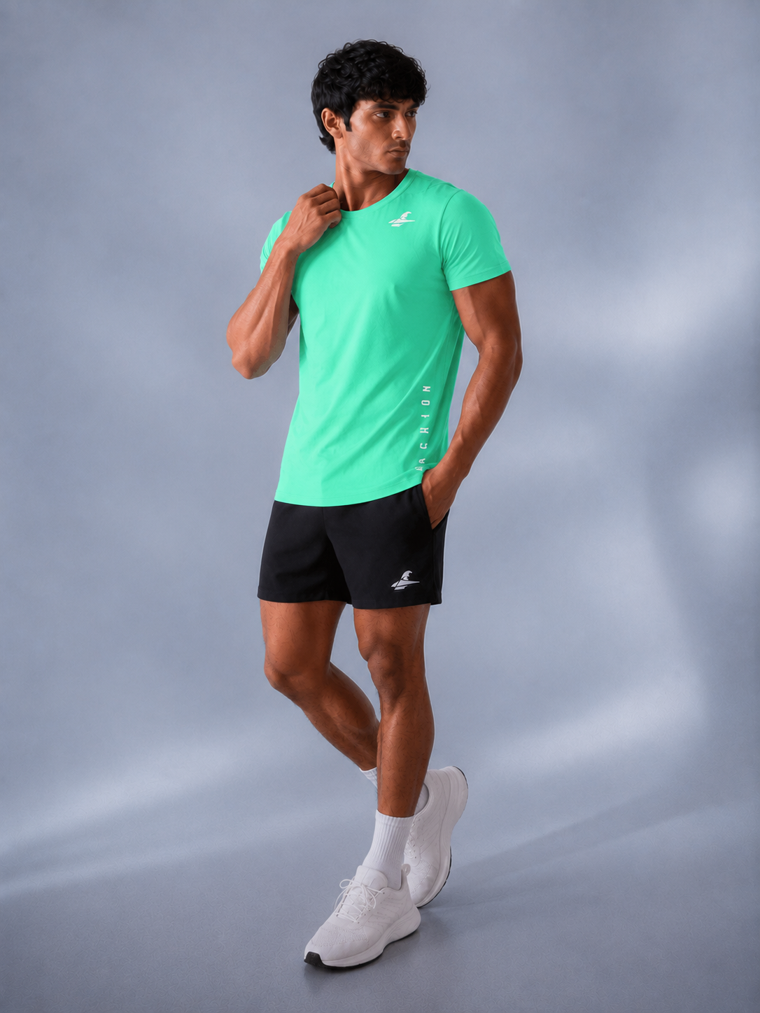 Arachion Triumph T-shirt | Aquamarine Green
