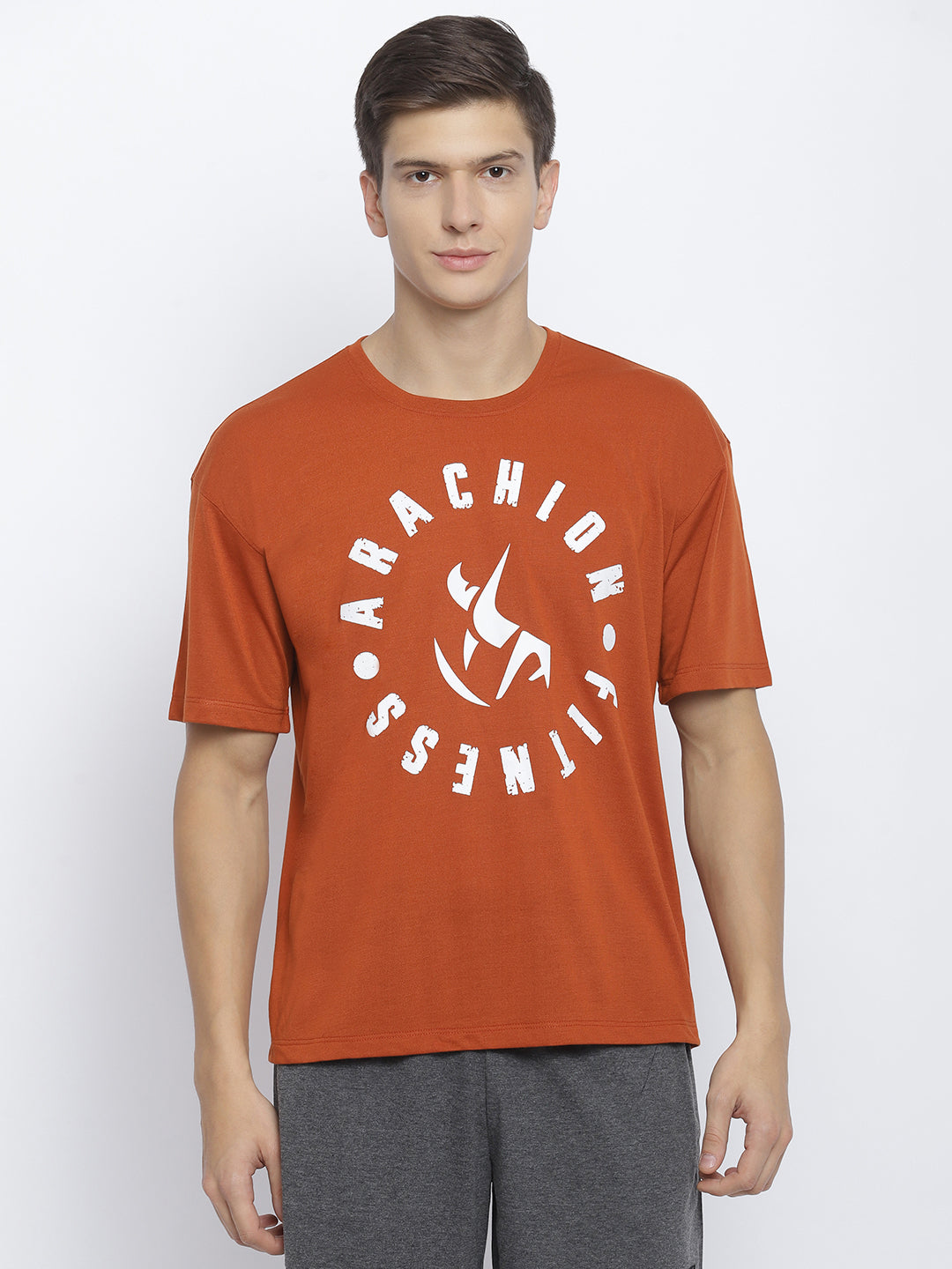 Arachion Censor Oversized T-shirt | Rust Orange