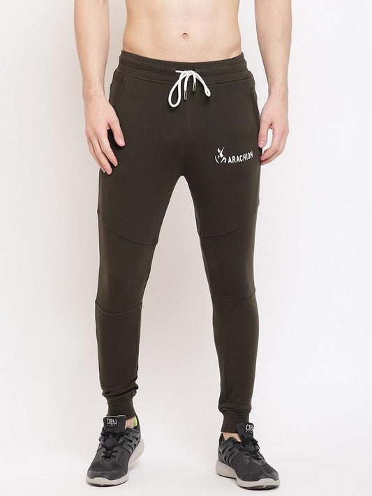 Seaweed Green Joggers For Men | Name Print
