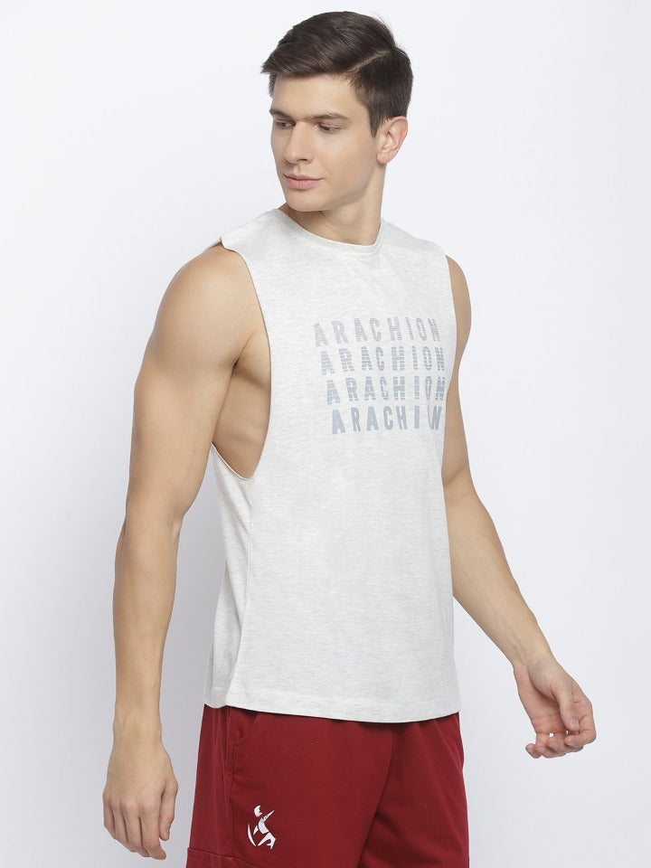 Arachion Titan Graphic Tank | Earl Grey