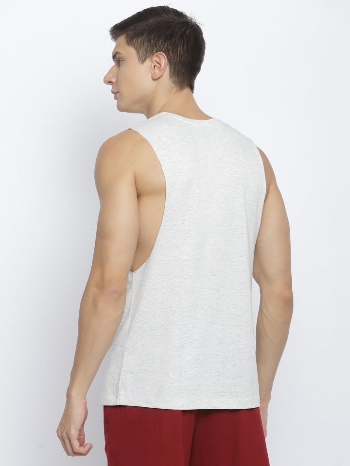 Arachion Titan Graphic Tank | Earl Grey