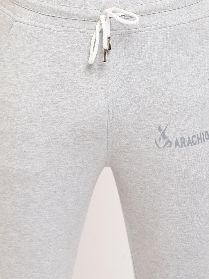 Grey Joggers For Men | Name Print