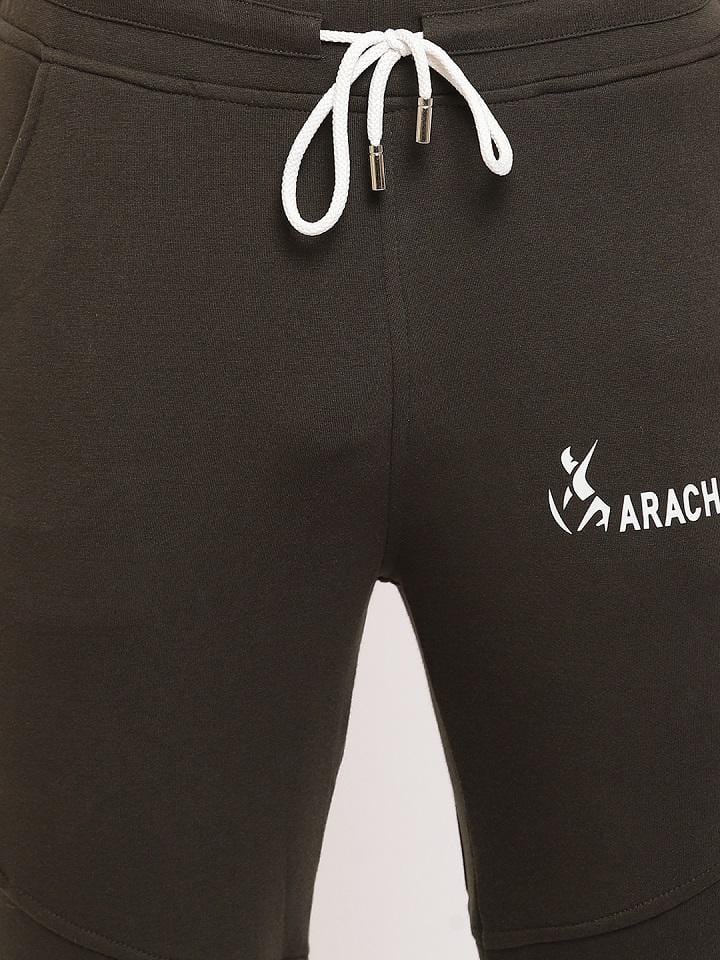 Seaweed Green Joggers For Men | Name Print