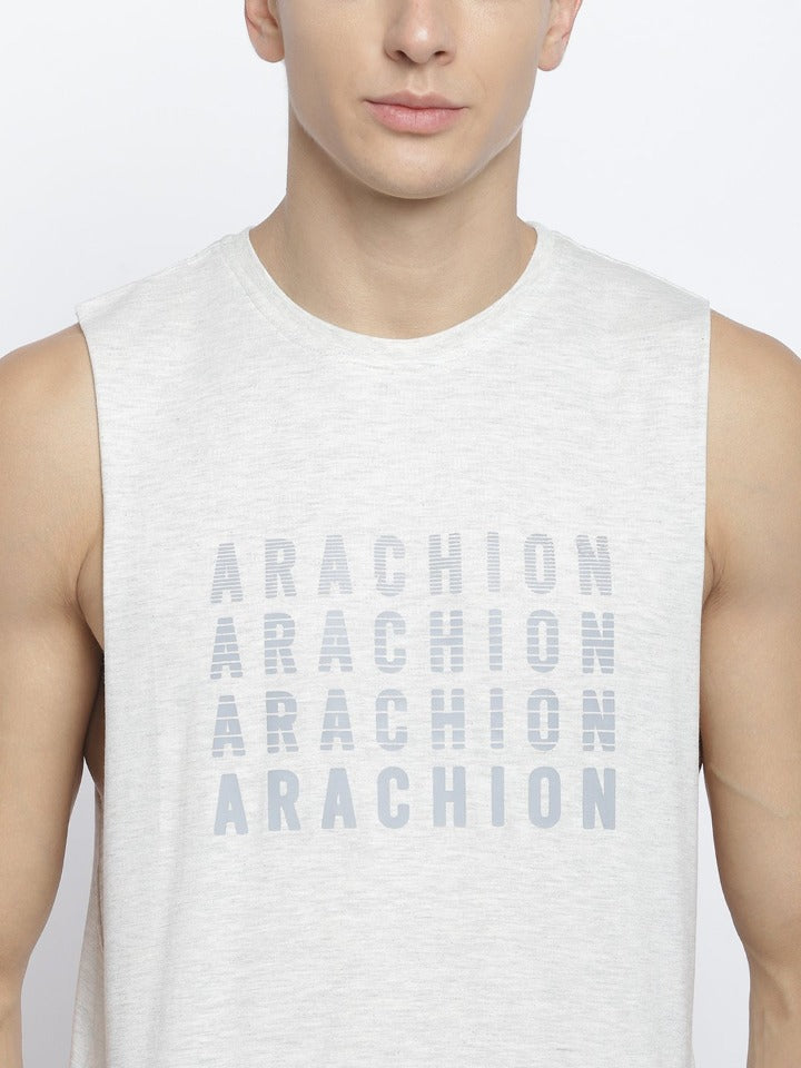Arachion Titan Graphic Tank | Earl Grey