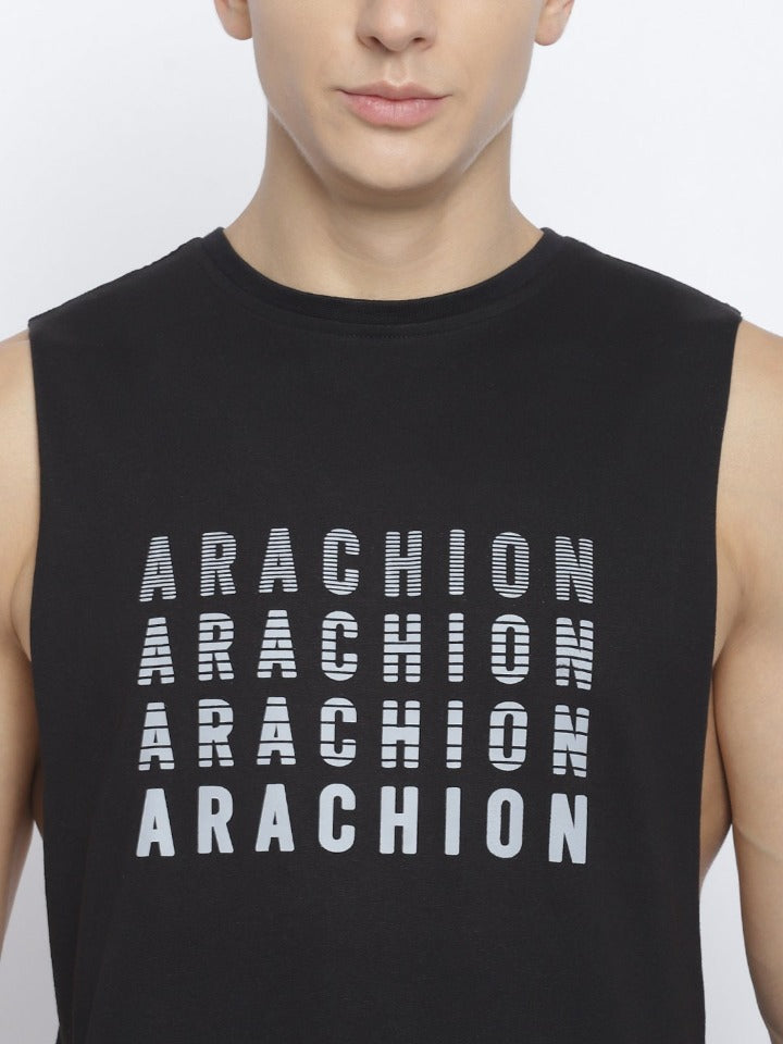 Arachion Titan Graphic Tank | Vanta Black