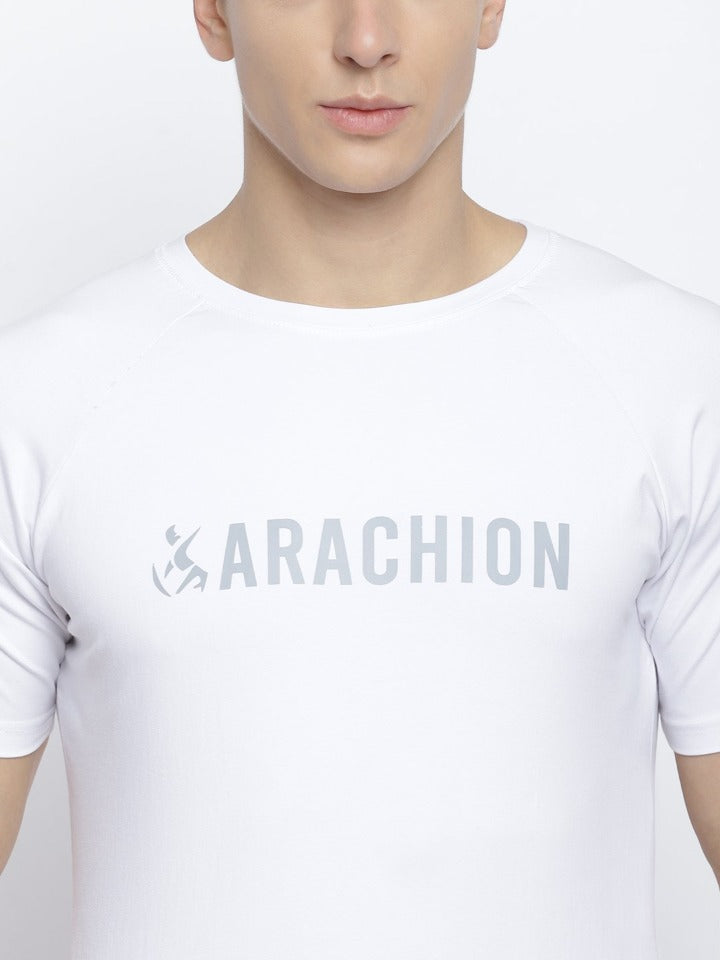 Arachion Phoenix Slim Fit T-shirt | Ivory White